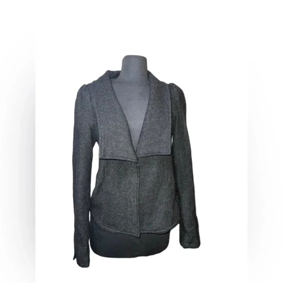 Free People Womens Herringbone Wool Blend Blazer Coat, Size 10 - Picture 1 of 5